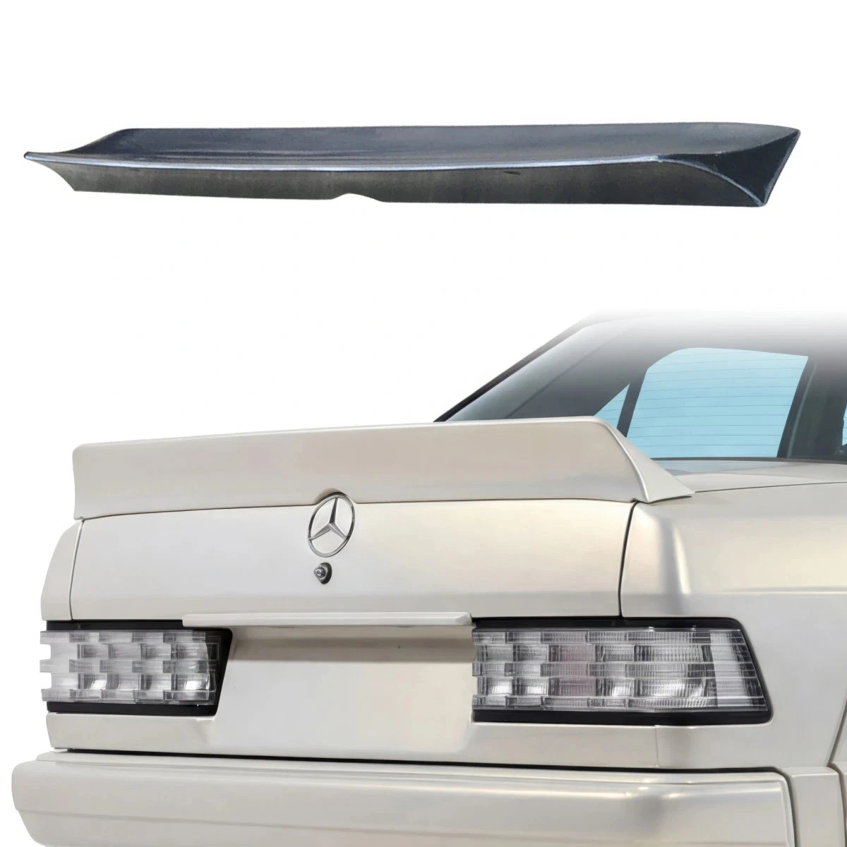ベンツ190Ｅ－１６Ｖコスワーストランクスポイラー Spoilers & Wings for Mercedes-Benz 190E for sale | eBay