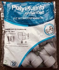 Polypipe PB122 Polyplumb 22mm Elbow Pack of 10