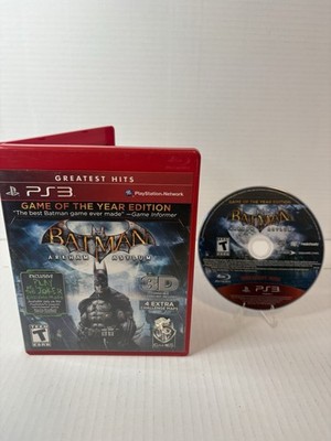 Sony Play Station 3 Batman Arkham Asylum Game Of The Year Edition 2010