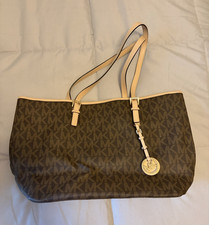 Michael Kors Brown Monogram Large Tote Bag Be...