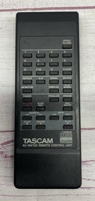 Tascam RC-RW750 Remote For CD Recorder Tascam CD-RW750 (38)