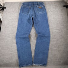 Wrangler Jeans Mens 36x36 Blue Good 13MWZ Cowboy Cut Original Fit Straight Leg