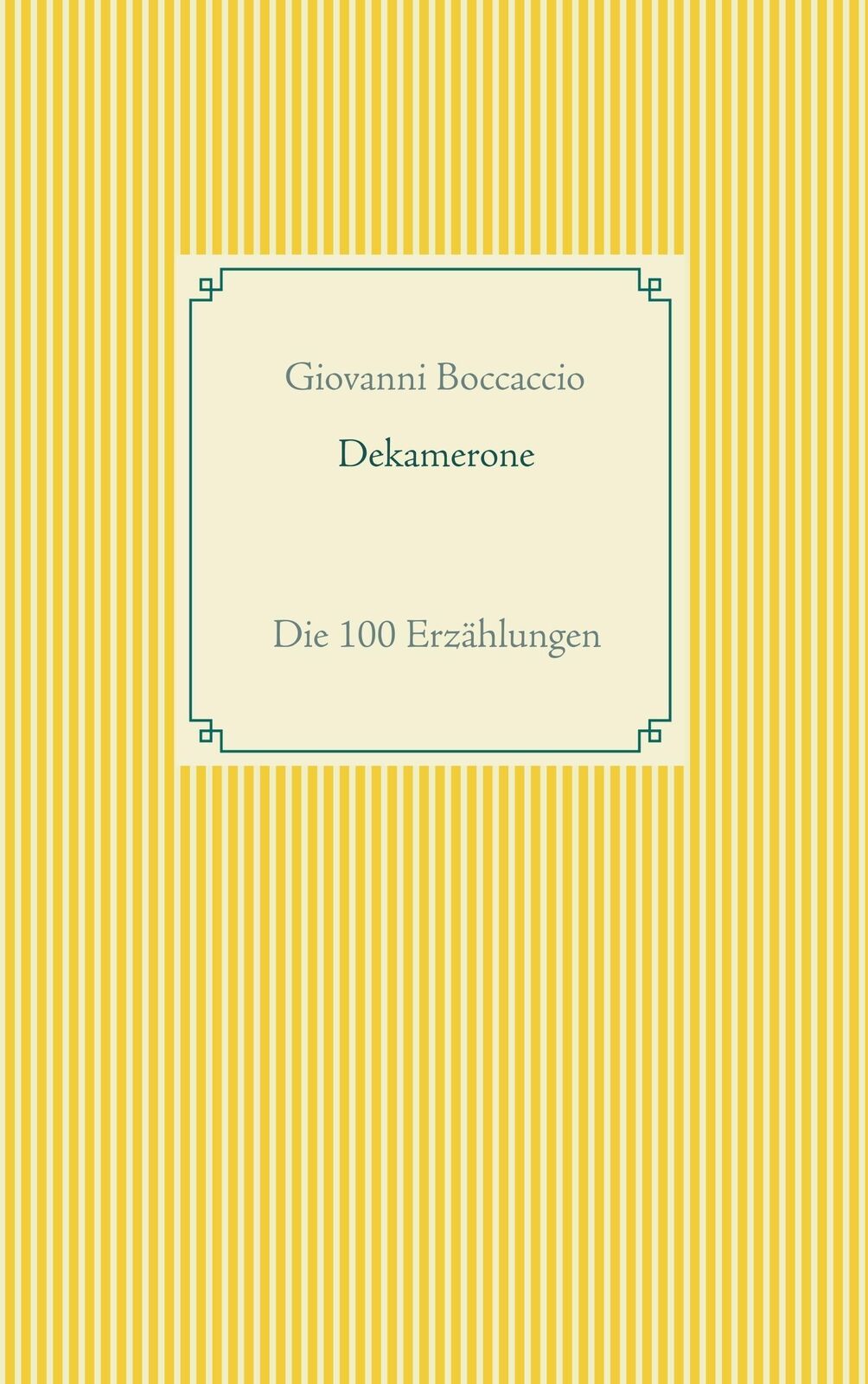 Thumbnail - Dekamerone Die 100 Erzählungen Giovanni Boccaccio Taschenbuch