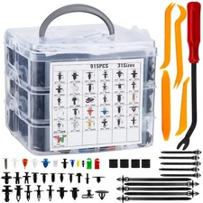 Car Push Retainer Clips 970PCS Auto Fastener Trim Clip Assortment 31 Sizes Nylon