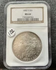 1882 S NGC MS64 - Silver Morgan Dollar $1 US Coin (102)