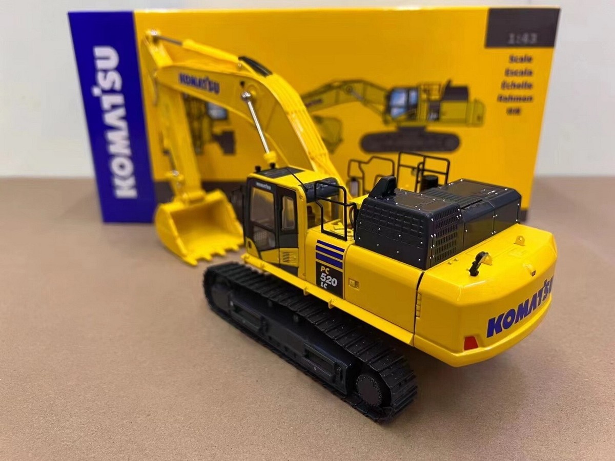 KOMATSU PC520LC-11MO 油圧ショベル 1:43 1/43 Scale KOMATSU PC520LC-11MO Hydraulic Excavator Diecast Model
