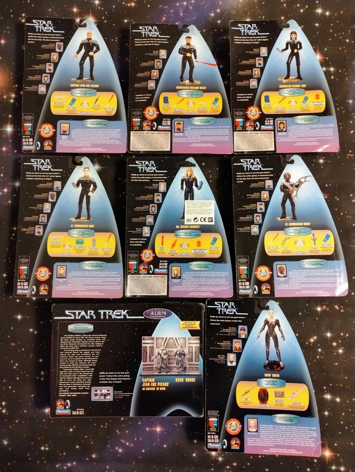 Playmates STAR TREK Target Exclusive  Figures Lot(7 figs + 2-Pack)! - image 2 of 4
