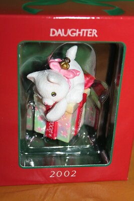 American Greetings Daughter Dated 2002 Christmas Holiday Ornament AXOR-009H
