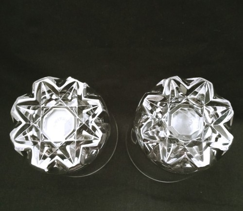 Vannes Cristal Crystal Old Fashioned Glasses Barware Set Of 2 France - Picture 3 of 7
