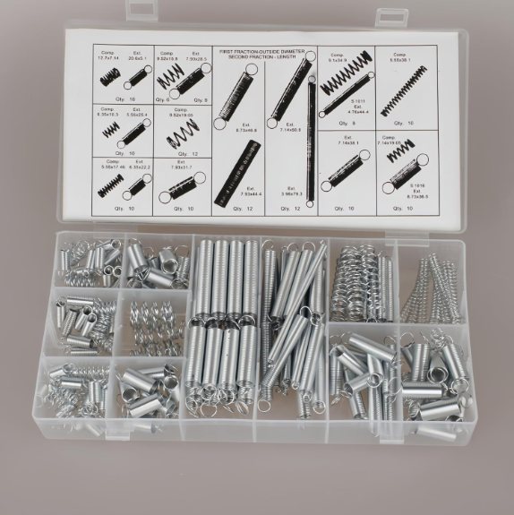 200-Piece Stainless Steel Compression Spring Assortment Kit in 20 Sizes