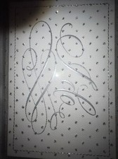 Hallmark Signature 3D Pretty Glitter  Wedding  Card