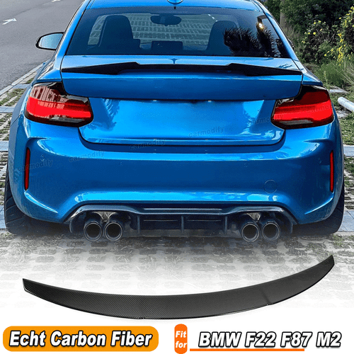 Per BMW F22 F87 M2 228i M235i Coupe 14-18 carbonio spoiler posteriore bagagliaio spoiler  - Foto 1 di 15