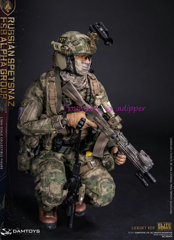 Damtoys Dam78047a 1/6 Russian Spetsnaz Fsb Alpha Group Deluxe