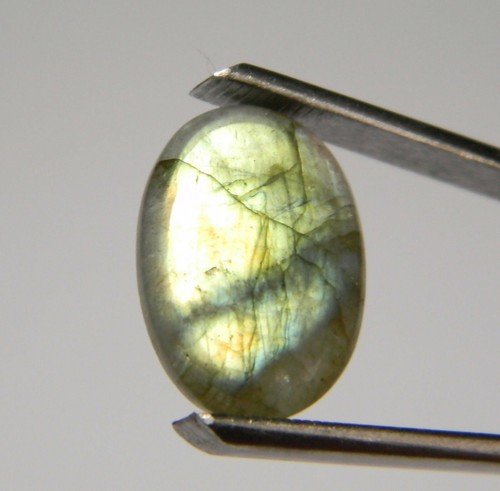 8.455 Carats Natural Multicolor Labradorite Cabochon Gemstone Oval MLB25 - Picture 4 of 4