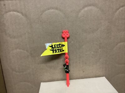 Teenage Mutant Ninja Turtles TMNT Vehicle Footski Leech Patrol Flag Pole 1989