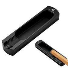 Galiner Metal Cigar Ashtray 1 Slot Cigarette Ash Holder Portable Outdoors Travel