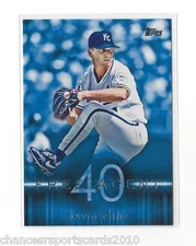 2015 TOPPS SERIES 1 DAVID CONE FREE AGENT 40 # F40-13 ROYALS