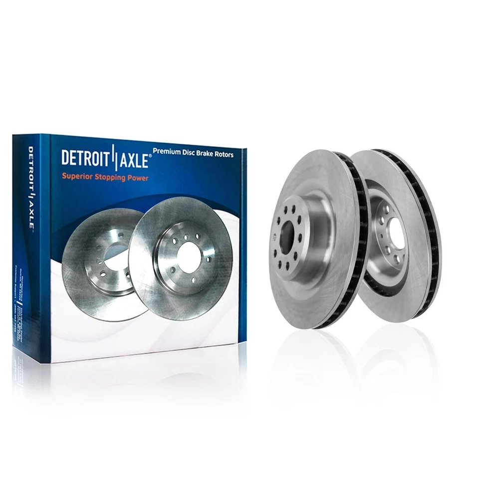 Rear Disc Brake Rotors Ceramic Brake Pads for 2017 - 2019 Tesla Model S Model X - Image 3 of 4