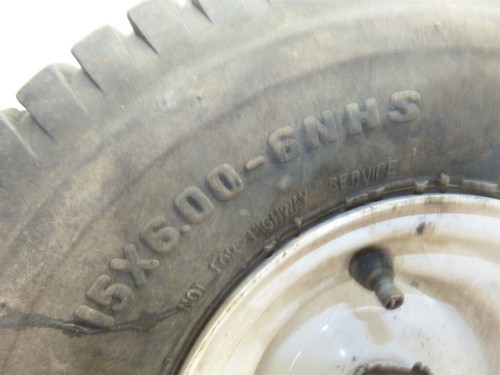 Craftsman Professional Tractor Carlisle 15x6.00-6 Front Tire & Rim - Picture 3 of 6