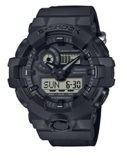 Casio G-SHOCK GA700BCE-1A Men's XL Ana-Digi 3D Blackout Nylon Strap Watch