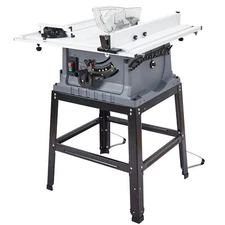 Table Saw, Towallmark 10 Inch 15A Multifunctional Saw with Stand & Push Stick...