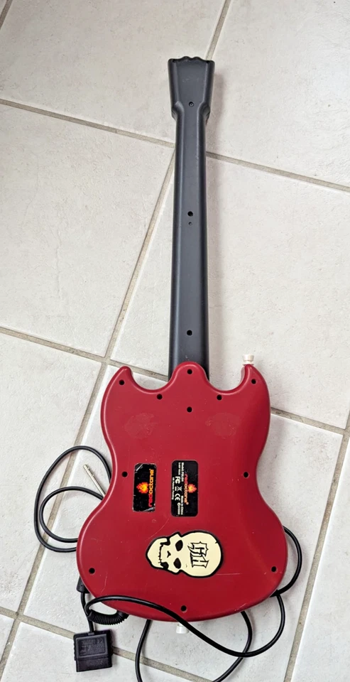 TESTED WORKS Guitar Hero Gibson SG Red Octane Wired PSLGH Playstation 2 PS2 game - Image 2 of 4