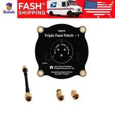 5.8GHz 9.4DBi Triple Feed Patch Polarized SMA Antenna RHCP LHCP For FPV Drones