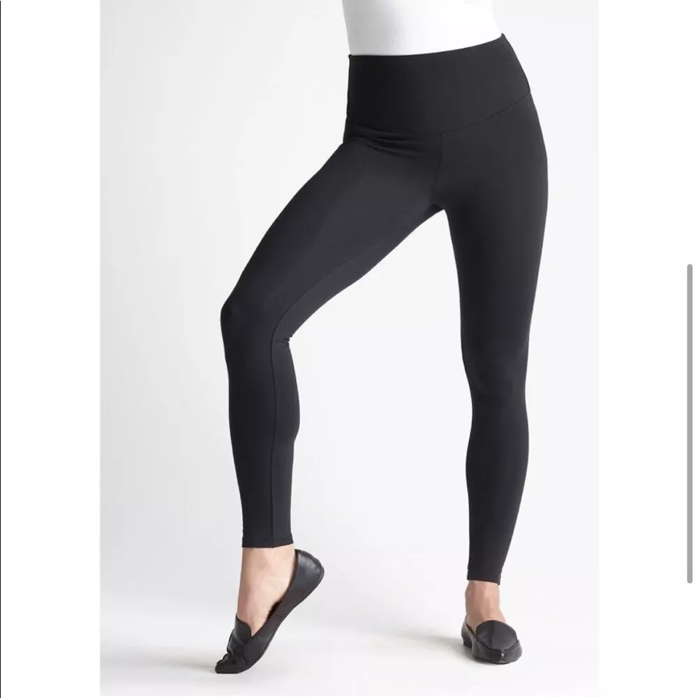 Yummie Tummie Tapered Leg Shaping Legging Yoga Pants ~Black (3X) 