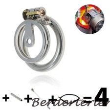 2024 New Metal Flat Chastity Cage Male CB Lock Sissy Chastity Device Male Ring