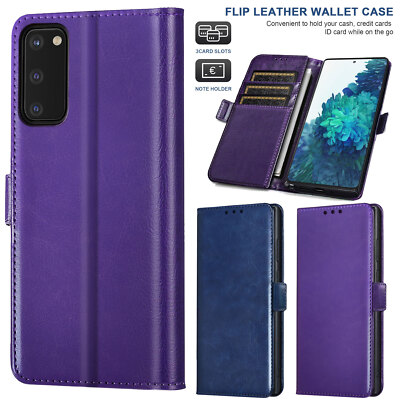 S20 FE 5G Folio Case Leather Wallet Flip Cover