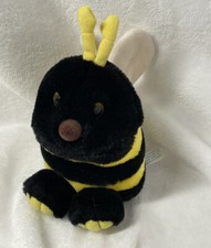 Vintage Swibco BUZZ THE BUMBLEBEE BEE PLUSH BEANIE PUFFKINS Stuffed Animal