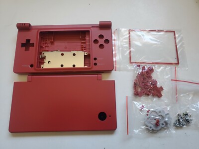 Housing Shell for Nintendo DSi System Shell Screen lens Replacement red ...