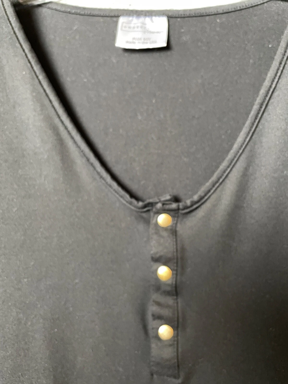 UNDERCOVER Vestito premaman sottocoperta mamma donna 3XL nero scollo a V maxi tasche