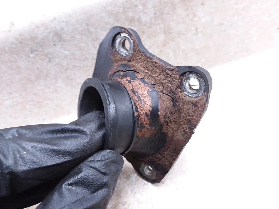 Junta de admisión de motor Honda 80 CR80 Elsinore CR80R arranque de carburador grietas 1980 ANS-B219 Foto 4 de 4