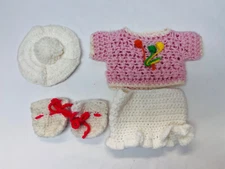 Handmade Cabbage Patch Kid Oufit with Booties & Hat CPK *READ DETAILS* BIN 9