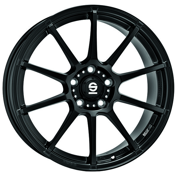 ALLOY WHEEL SPARCO ASSETTO GARA FOR HONDA CIVIC 8X19 5X114.3 MATT BLACK BN2