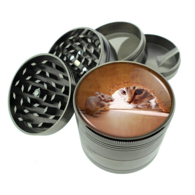 Cat Mouse D4 Titanium Grinder 4 Piece Magnetic Hand Mueller 