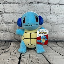 Pok mon Holiday Squirtle Ear Muffs 8" Plush 2021 Nintendo Stuffed NEW NWT