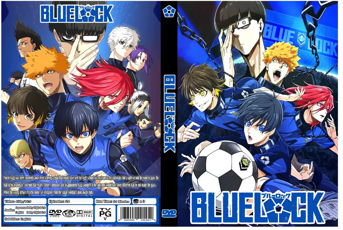 DVD Complete Series Blue Lock ブルーロック Epi . 1-24 End - English Dubbed