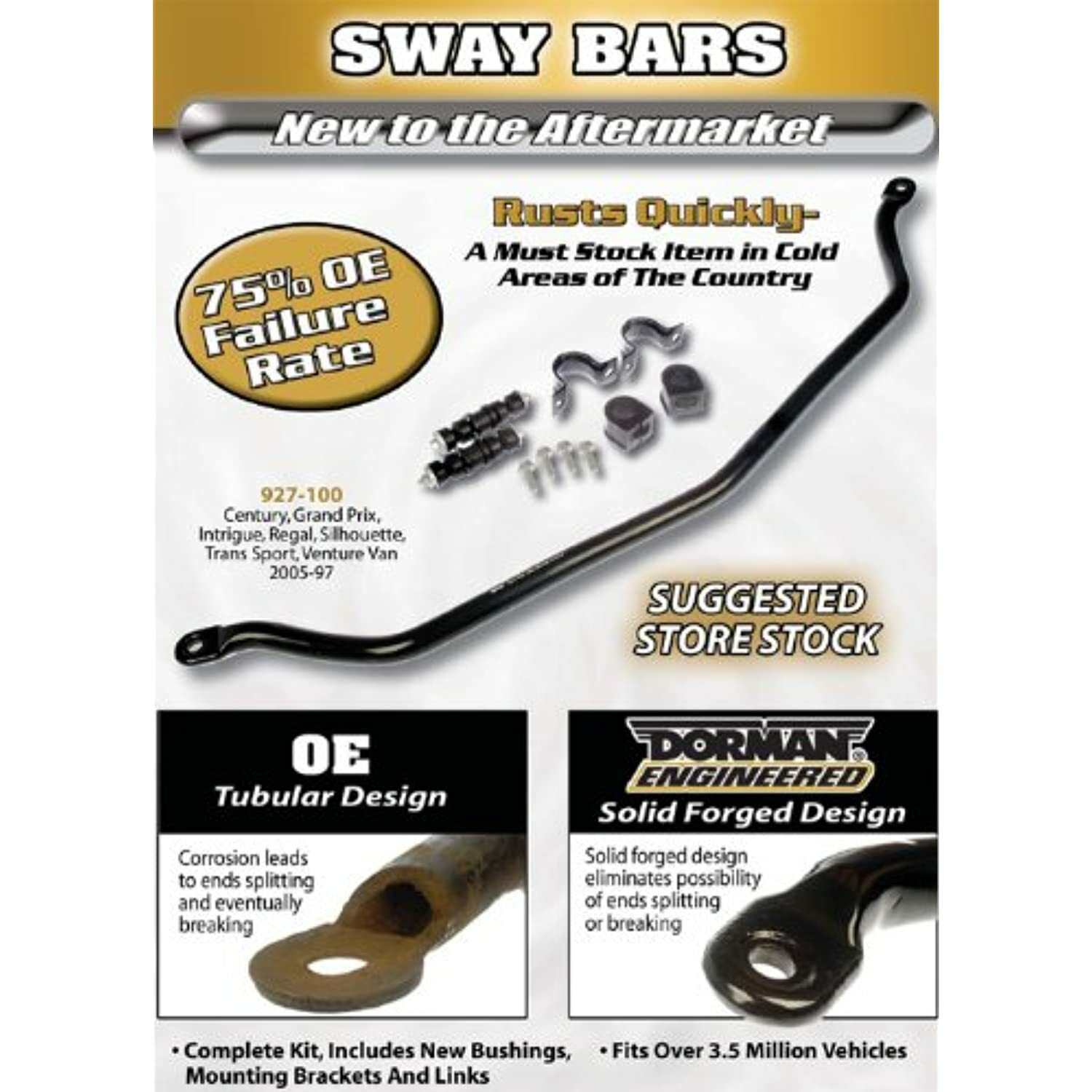 Dorman 927100 Front Suspension Stabilizer Bar for Select Models (OE FIX) eBay