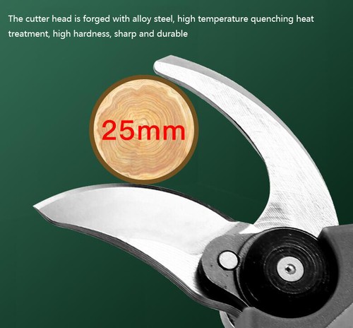 1.5Ah Rechargeable Electric Pruning Shears Pruner Tree Branch Garden Cutter Tool - Picture 6 of 9