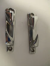 PAIR 4" Tapered Chrome Fairlead Rope Chock Guide Boat Deck   B6