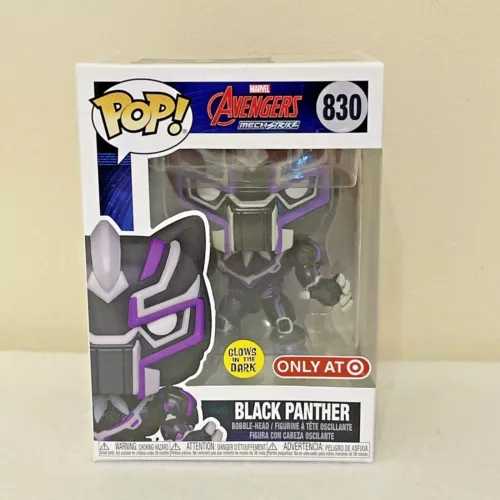 Black Panther Funko POP Avengers 830 apunta exclusivamente a Glow In The Dark Marvel
