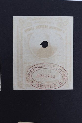 MEXICO Revenue STAMP CF 1-3, 6-9 & 28 COLLECTION PAGE LOT OF 8 - Picture 7 of 17