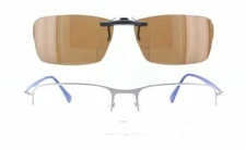 Custom Made for Ray-Ban RB8721-53X18 Polarized Clip-On Sunglasses (Eyeglasses No