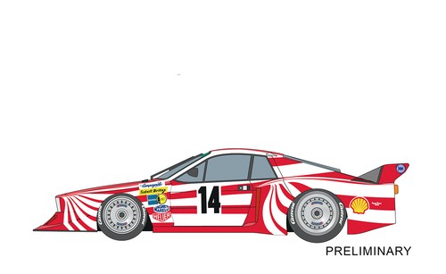 Lancia beta Montecarlo Turbo Lancia Italien, No.14, Nurburgring 1980 Slot Auto