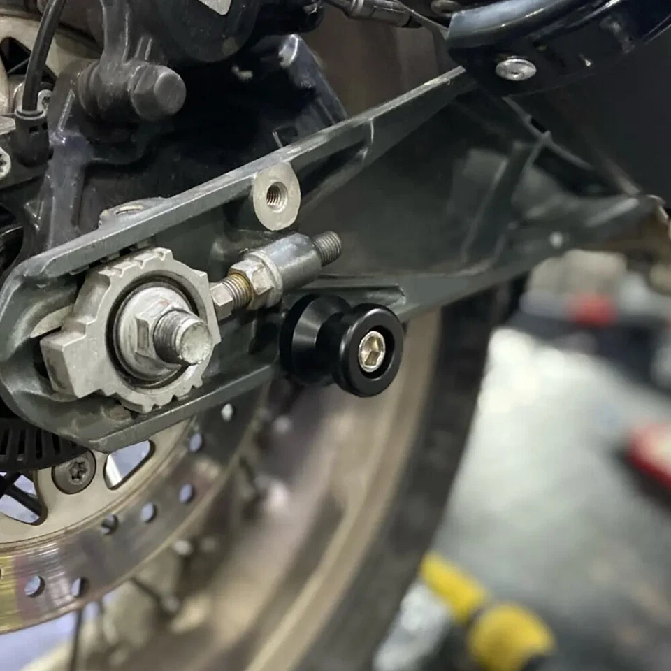 Apto para Kawasaki Ninja250R 250 300R 400R 650R 750R EX250 300 500 Slider de basculante Foto 4 de 4