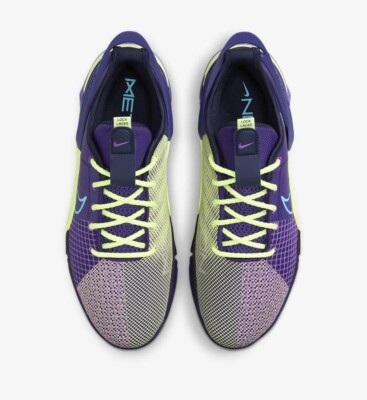Nike Men Metcon 8 Flyease AMP Court Purple Yellow Volt FD0457-500