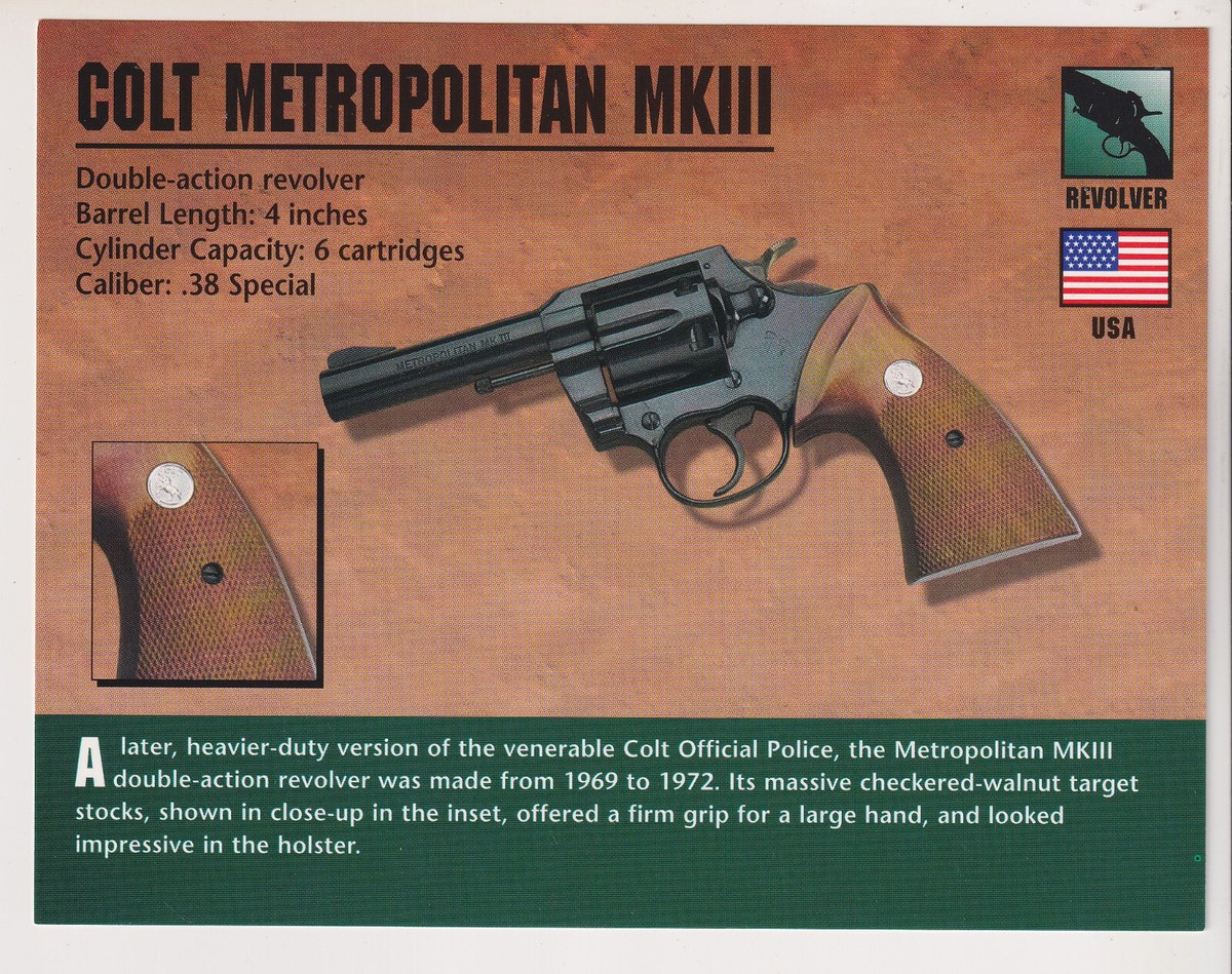 COLT METROPOLITAN MKIII REVOLVER .38 SPECIAL Atlas Classic