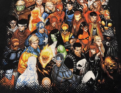 Camiseta Marvel Character Superheroes Talla Mediana - Imagen 4 de 6